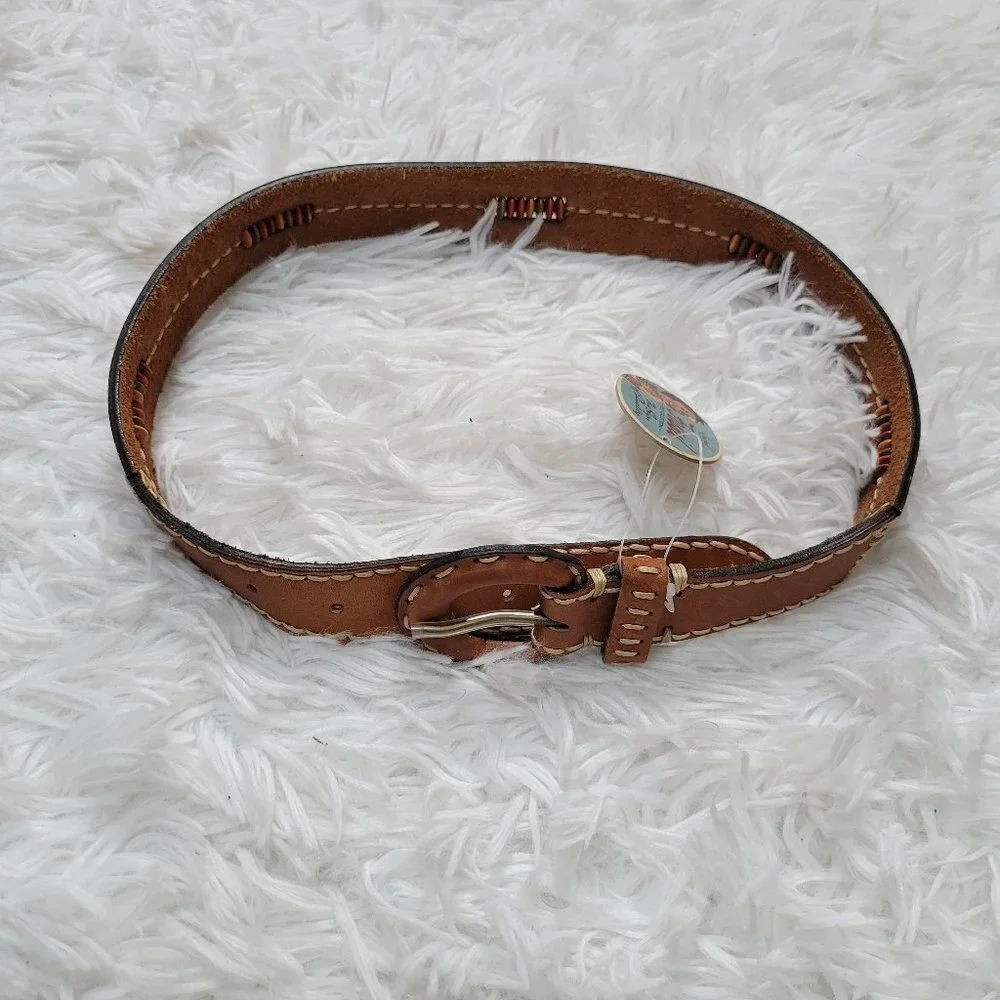 NWT Fossil Leather Belt - Size Small